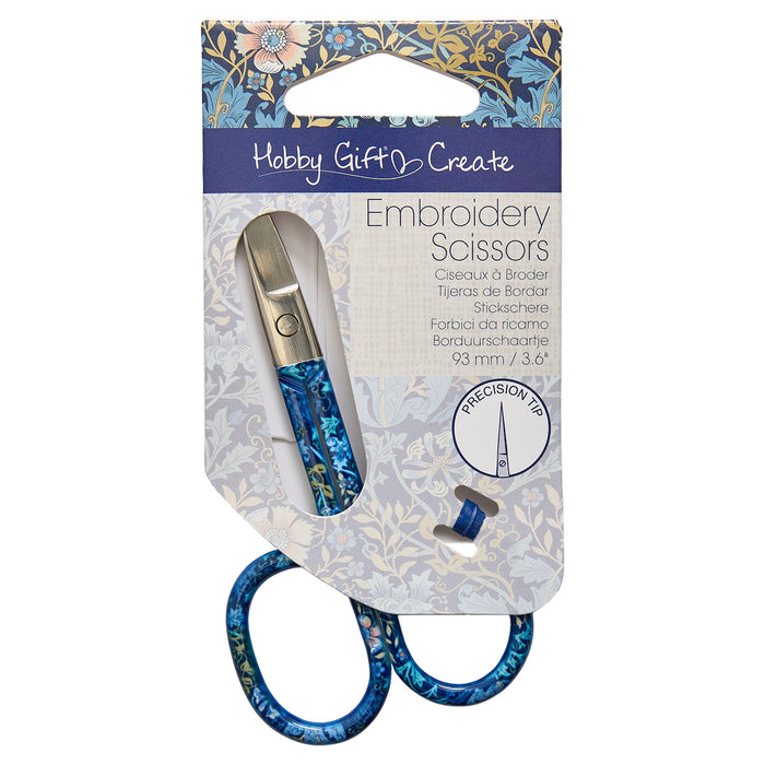 Hobby Gift Create Emboidery Scissors 9.3cm Woodblock Design HGC4819.01
