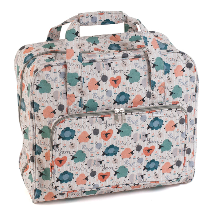 Hobby Gift Sewing Machine Bag Matt PVC Knit Happens MR4660\625