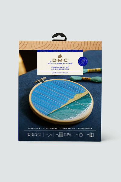 DMC Embroidery Kit Ocean Rain by Victoria Rose Richards The Designer Collection - TB194