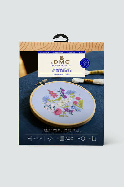DMC Embroidery Kit English Garden by Celeste Johnston The Designer Collection - TB204