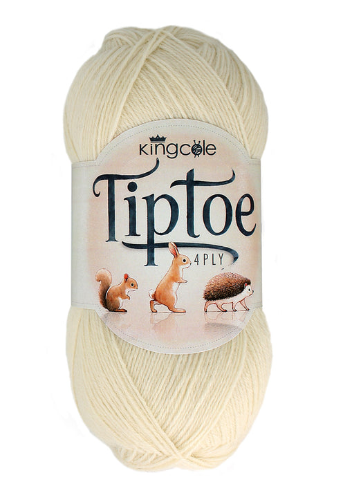 King Cole Tiptoe 4 Ply Sock Yarn 100g - All Shades