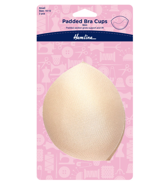 Hemline Padded Bra Cup Small Size 10-12 - H963.S/SKIN