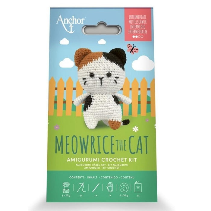 Anchor Amigurumi Crochet Kit Meowrice The Cat Art.A28C02-S