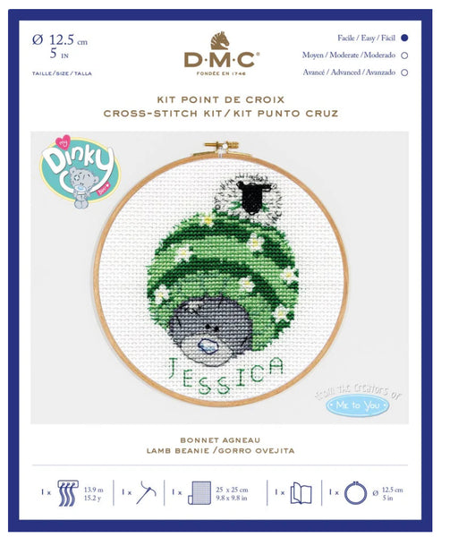 DMC Cross Stitch Kit Me To You - Lamb Beaniee BL1162/72