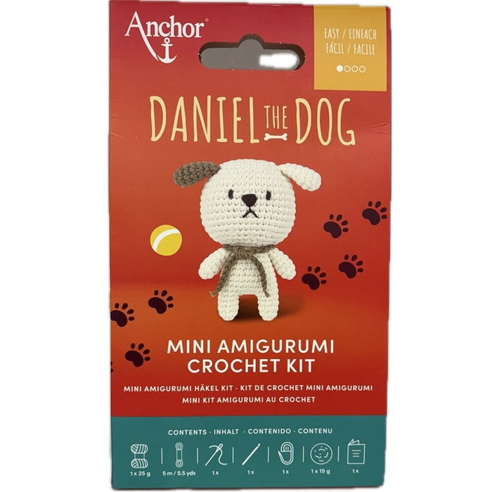 Anchor Mini Amigurumi Kit Daniel The Dog Art.A28C06-XS