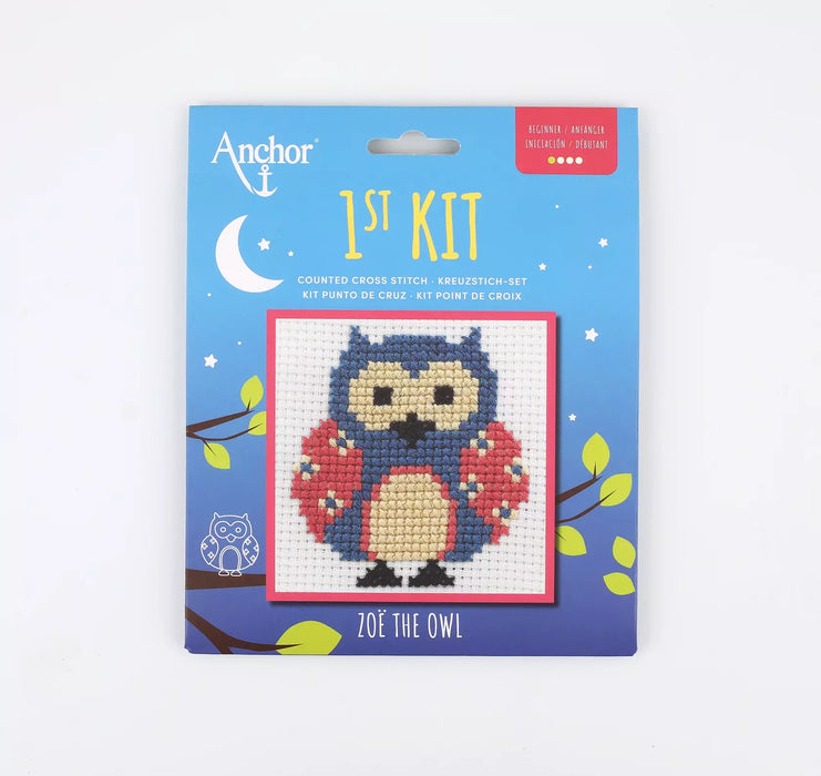 Anchor 1st Kit Counted Cross Stitch Zoe The Owl Art.3690000-10001