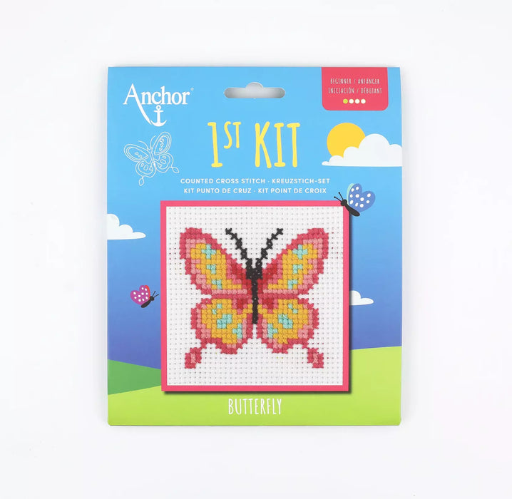 Anchor 1st Kit Counted Cross Stitch Butterfly Art.3690000-10022