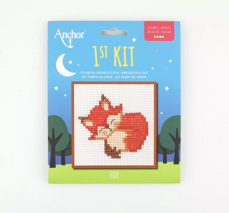 Anchor 1st Kit Counted Cross Stitch Fox Art.3690000-10034