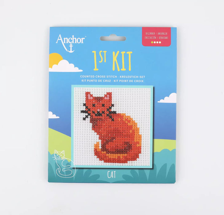Anchor 1st Kit Counted Cross Stitch Cat Art.390000-1025