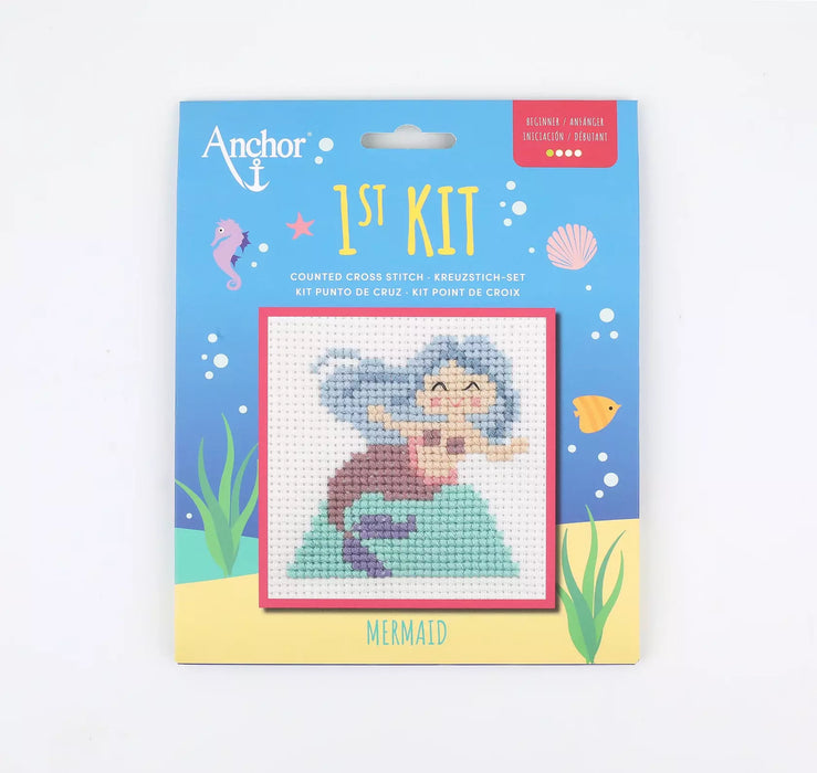 Anchor 1st Kit Counted Cross Stitch Kit Mermaid Art.3690000-10036