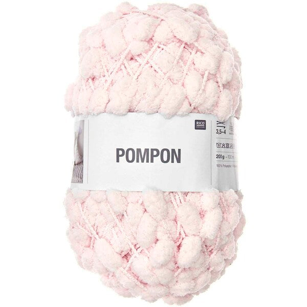 Rico Creative Pompon Yarn 200g - Pink 046