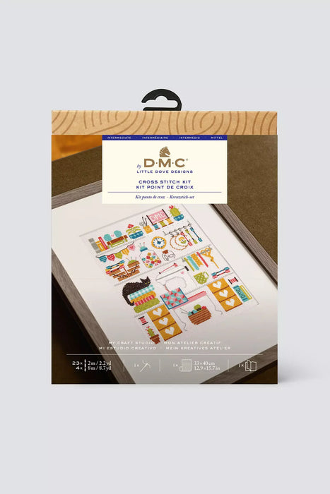 DMC Cross Stitch Kit My Craft Studio By Little Dove Designs CK2000