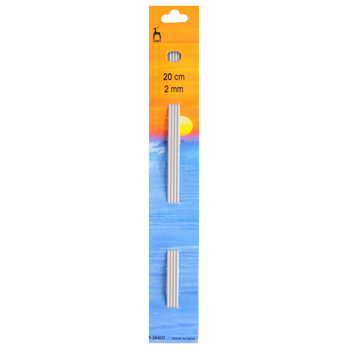 Pony Classic Double Pointed Needles Set of 5 20cm - All Sizes