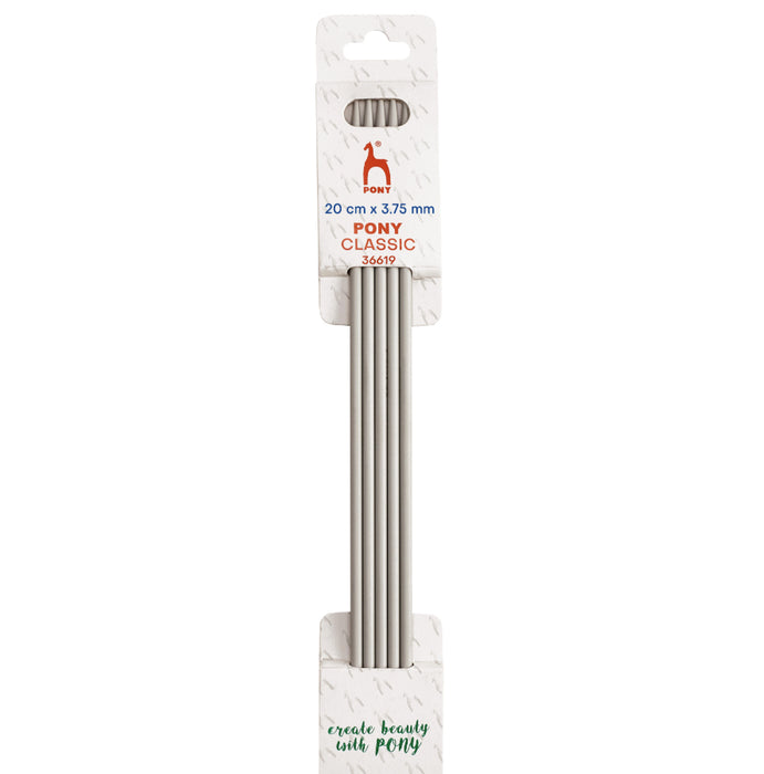 Pony Classic Double Pointed Needles Set of 5 20cm - All Sizes