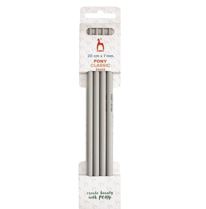 Pony Classic Double Pointed Needles Set of 5 20cm - All Sizes