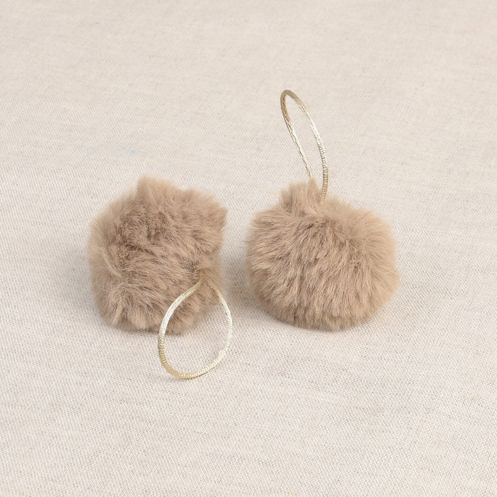 Stephanoise Faux Fur Pom Pom M8909U040 - Various Colours