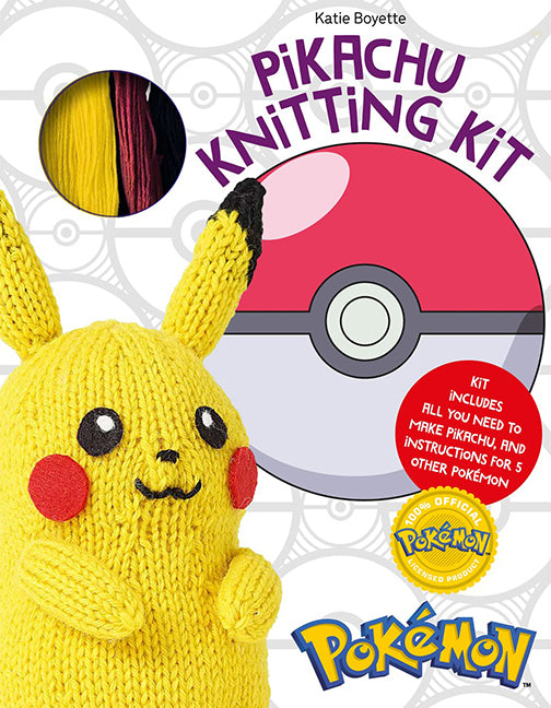 Pokémon Pikachu Knitting Kit by Katie Boyette - sp