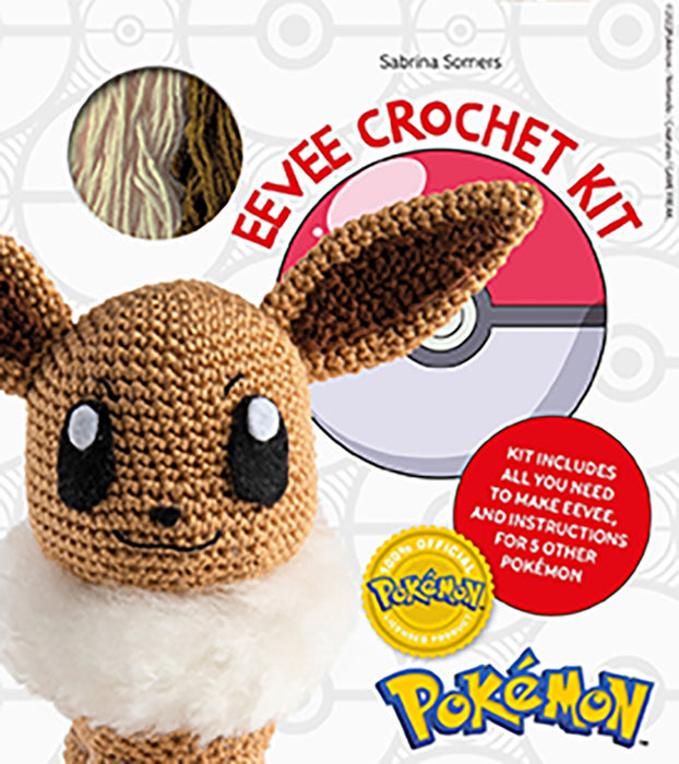 Pokémon Eevee Crochet Kit by Sabrina Somers. Sp