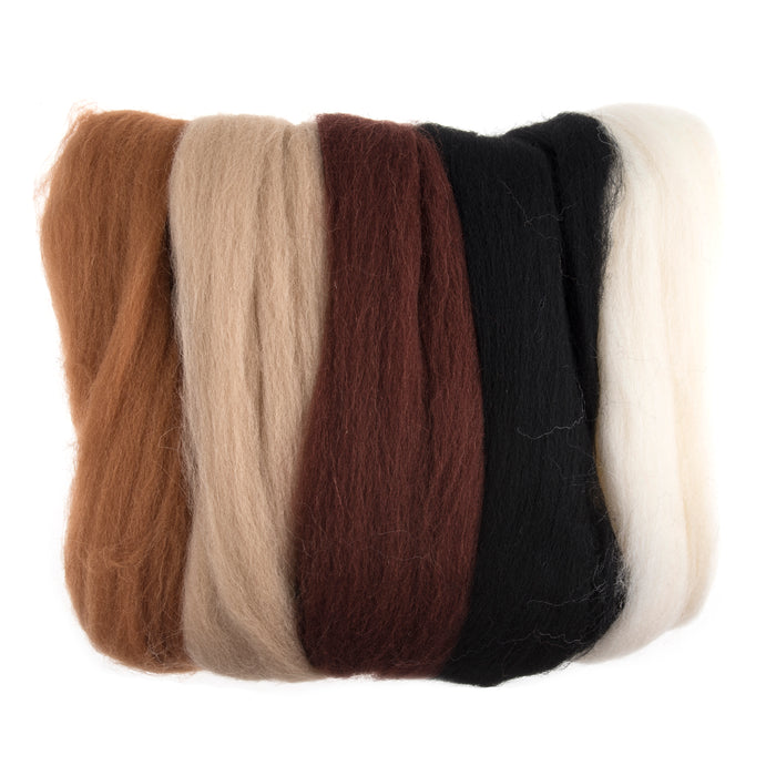 Trimits Natural Wool Roving 50g FW50 - Various Options