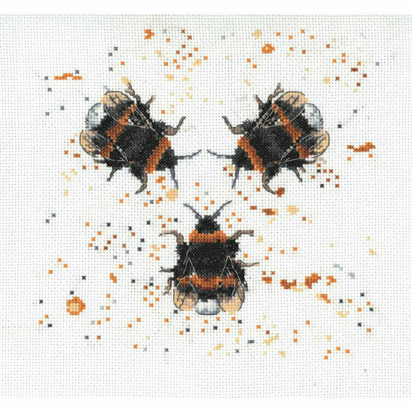 Bree Merryn Cross Stitch Kit Bee Happy - BMCS02