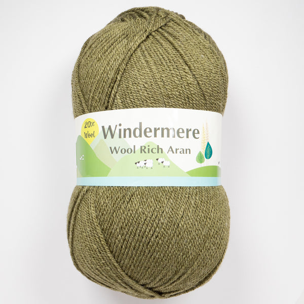 Windermere Wool Rich Aran Yarn 400g - LWA20