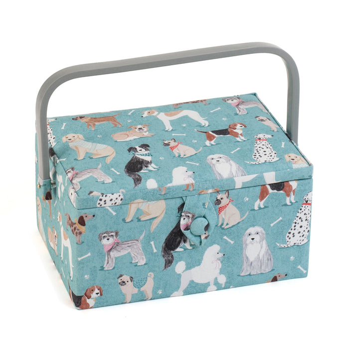 Hobby Gift Sewing Box Medium Dogs MRM\619