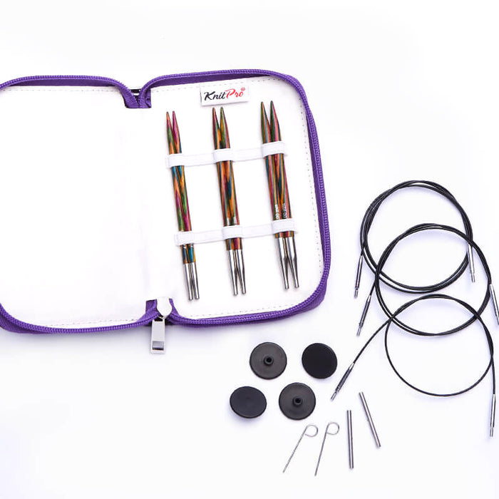 KnitPro Symfonie Interchangeable Needle Set starter 13cm / 5” KP20660