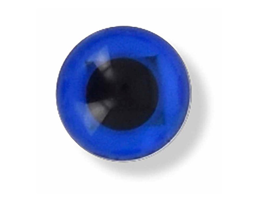 King Cole Domed Two-Toned Button Eyes Blue 11mm 1 Pair - BT332