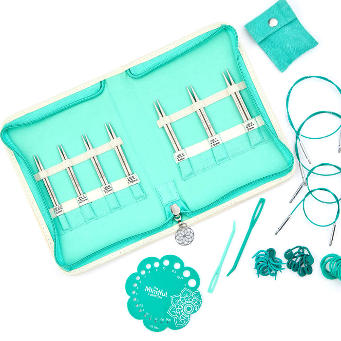 KnitPro The Mindful Collection Interchangeable Needle Needle Set Grace (Short) 10cm / 4” KP36313