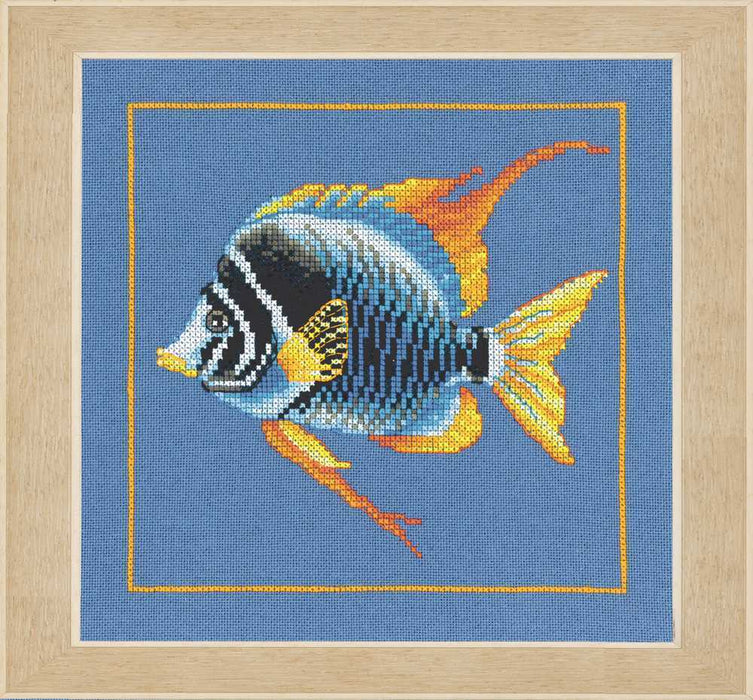 DMC Lanarte Counted Cross Stitch Kit Fire Zebra Fish PN-0215375