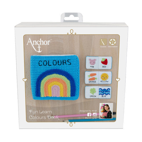 Anchor Crochet Kit Fun Learn Colours Book A28B005-09063