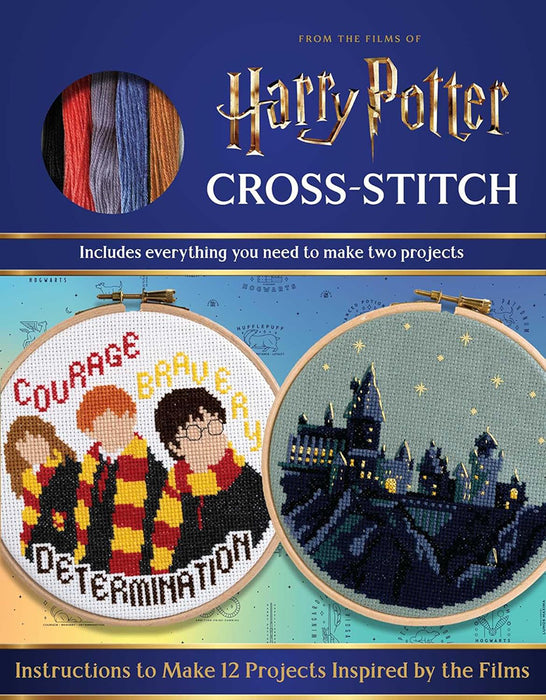 Harry Potter Cross Stitch Kit - Makes 2 Projects Includes Instruction Book to Make 12 Projects  (Paperback Book) - SP