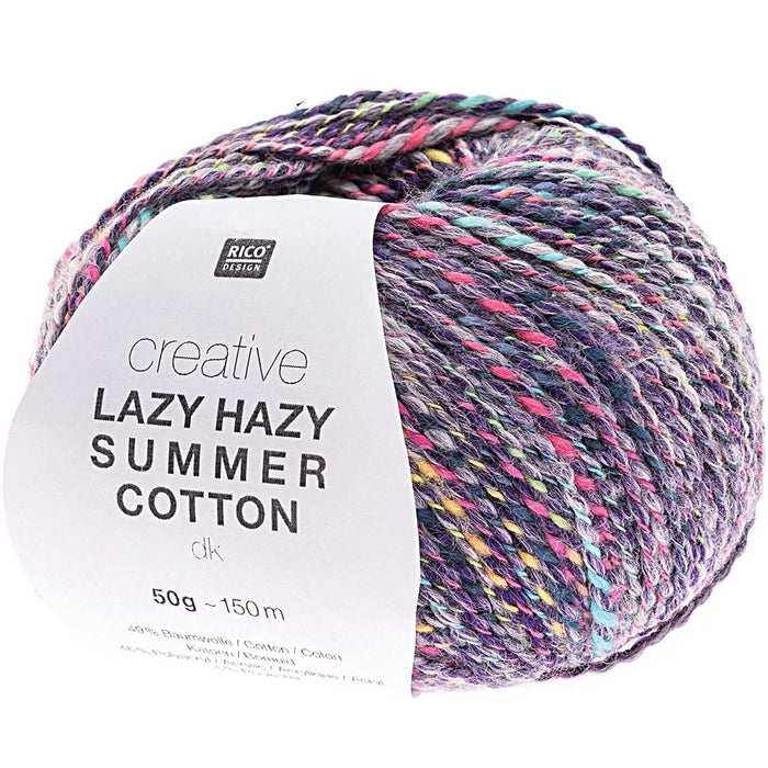 Rico Design Creative Lazy Hazy Summer Cotton DK Yarn 50g - All Shades