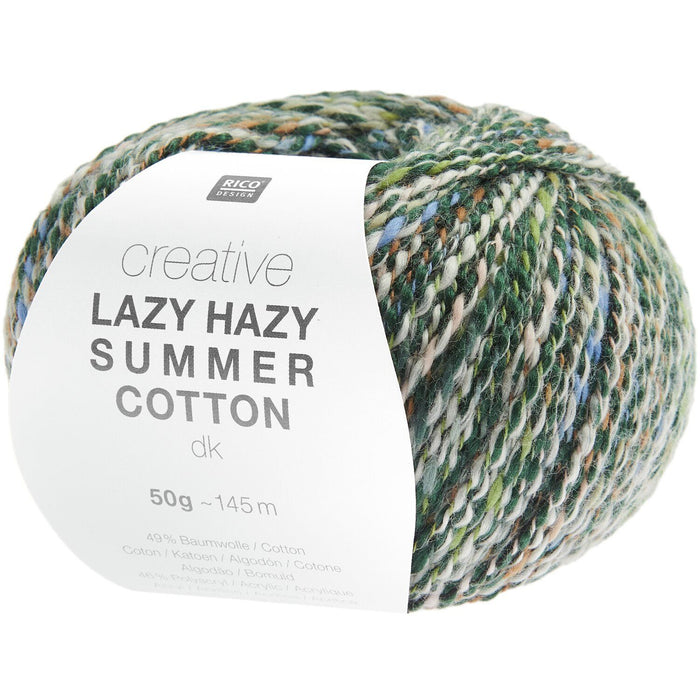 Rico Design Creative Lazy Hazy Summer Cotton DK Yarn 50g - All Shades