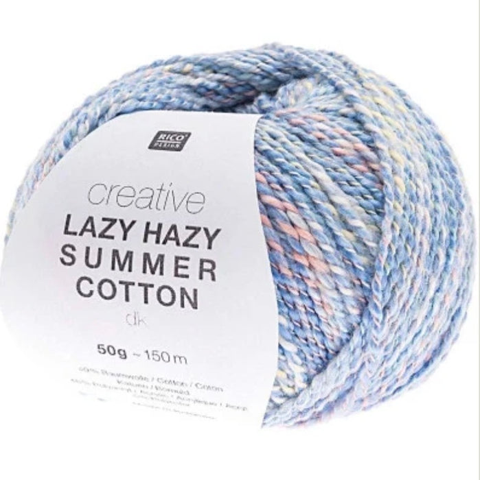 Rico Design Creative Lazy Hazy Summer Cotton DK Yarn 50g - All Shades