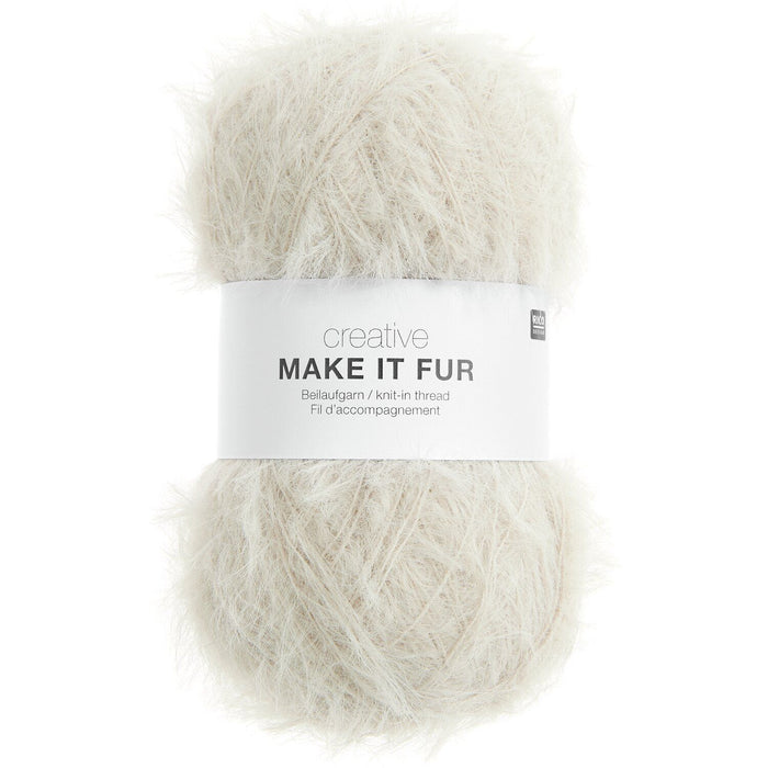 Rico Design Creative Make It Fur Accent Yarn 50g 350m - All Shades