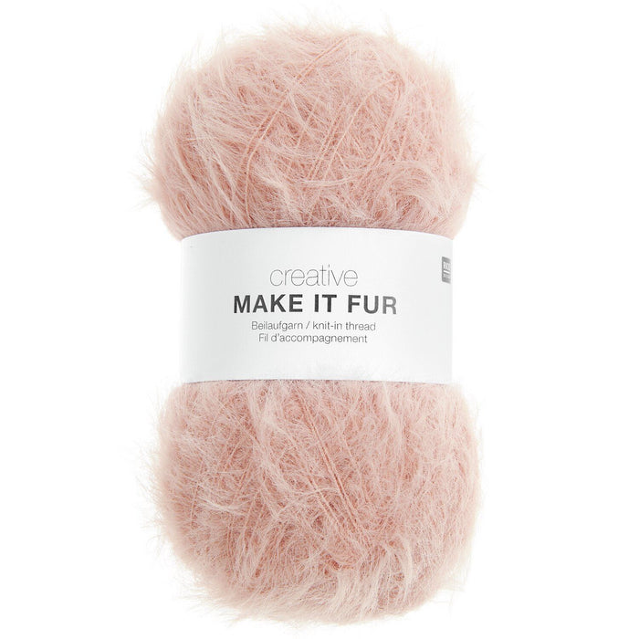 Rico Design Creative Make It Fur Accent Yarn 50g 350m - All Shades