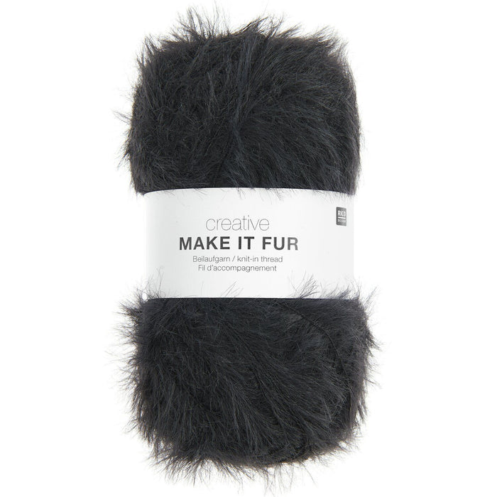 Rico Design Creative Make It Fur Accent Yarn 50g 350m - All Shades