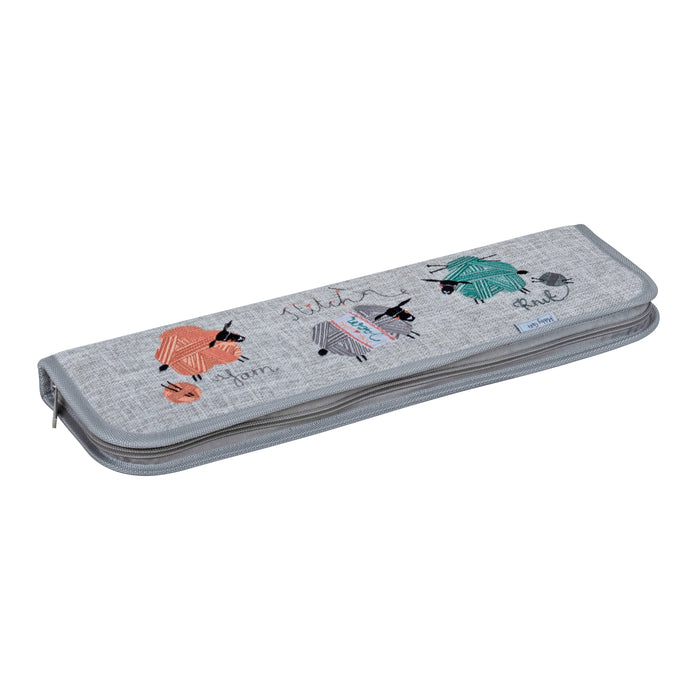 Hobby Gift Knitting Needle Case Embroidered Knit Happens MR4700E/625
