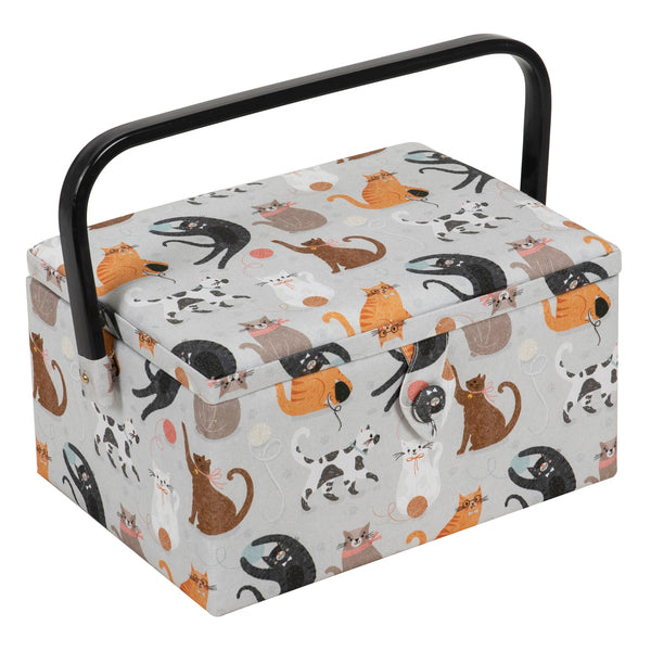 Hobby Gift Sewing Box (M) Cats - MRM/665