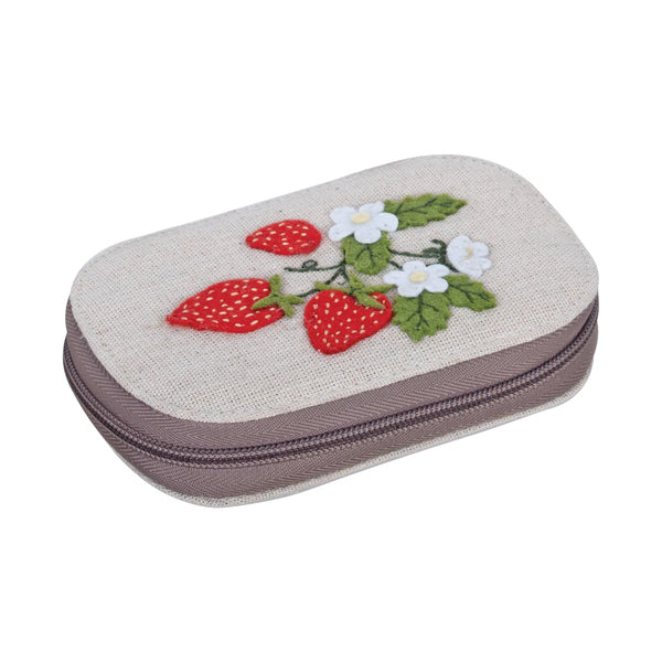 Hobby Gift Sewing Kit Zipped Case Strawberry Greenhouse - TK05/642