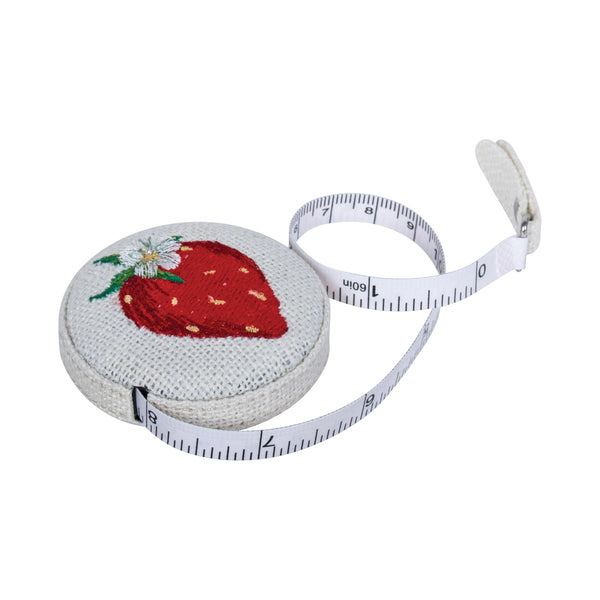 Hobby Gift Tape Measure Embroidered Strawberry Greenhouse - MRTK23E.642