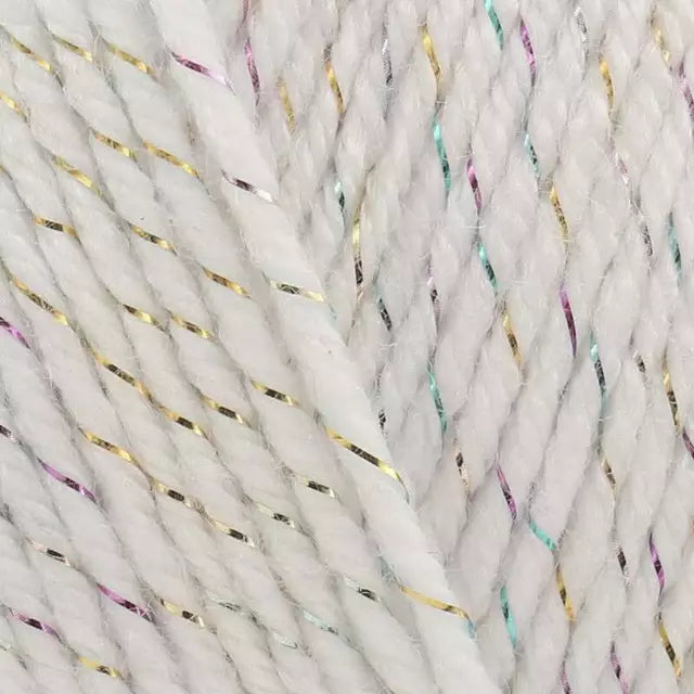 Stylecraft Baby Sparkle DK Baby Yarn 100g Cream Sparkle 6102