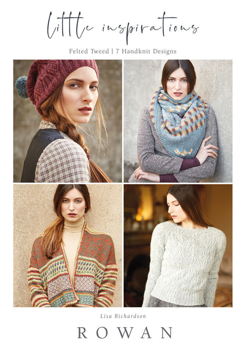 ROWAN Little Inspirations Felted Tweed 7 Handknit Designs by Lisa Richardson ZB287