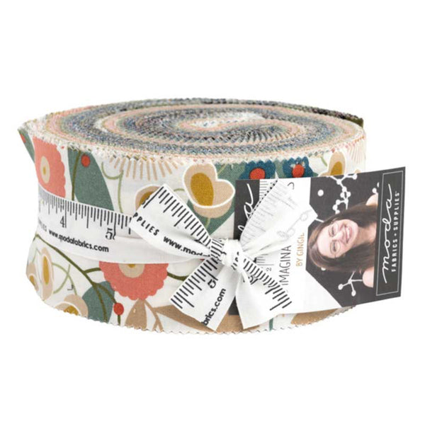 Moda Jelly Roll Imaginary Flowers By Gingiber - 48380JR