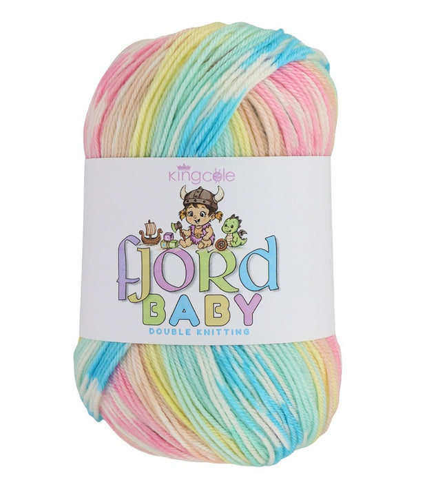 King Cole Fjord Baby DK Baby Yarn 100g - All Shades