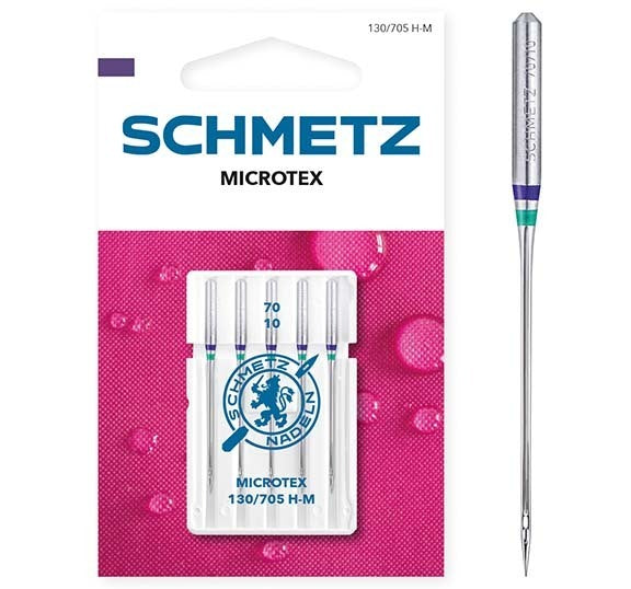 Schmetz Sewing Machine Needles Microtex 130/705 70/10 - 709917