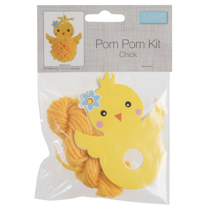 Trimits Pom Pom Decoration Kit Chick GCK063