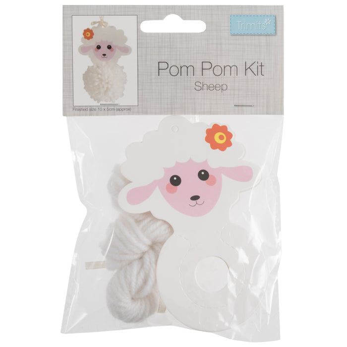 Trimits Pom Pom Kit Sheep GCK062