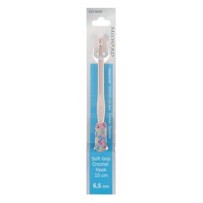 Milward Crochet Hook Soft Grip With Polymer Clay Handles 15cm - All Sizes